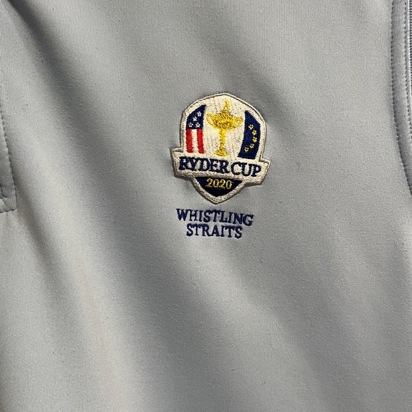 2020 Ryder Cup Whistling Straits Golf Quarter Zip Pullover Vest Size Large - Picture 3 of 9